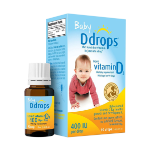 Baby Drops Liquid Vitamin D3 400 IU cho trẻ (Mỹ)