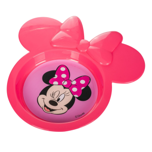 Đĩa ăn dặm an toàn Minnie hồng