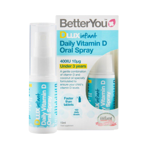 BetterYou Dlux Vitamin D3 dạng xịt 400 IU 0-3Y (ANH)