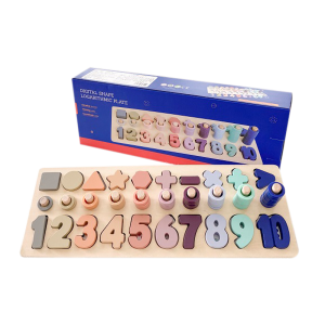 Bộ bảng số học và hình Umoo bằng gỗ