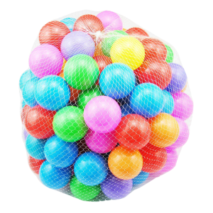 Bóng nhựa nhiều màu cho bé chơi (100 quả)