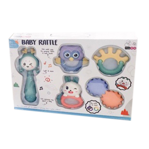 Set xúc xắc 5 món Umoo Rattle Baby