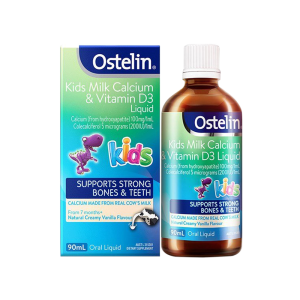 Ostelin Cacilum & Vitamin D3 Liquid 7M+ 90ml (Úc)