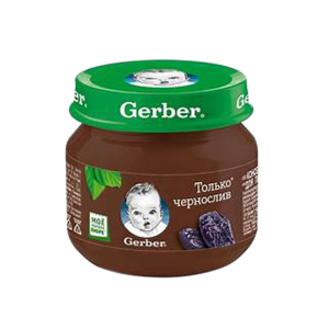 Mận đen nghiền chống táo Gerber (4M+)