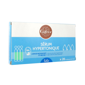 Gifrer nước muối sinh lý kháng viêm (20 ống xanh)