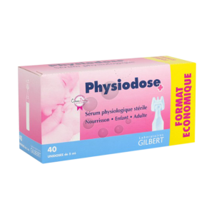 Nước muối sinh lý Physiodose 40 ống 5ml (Pháp)