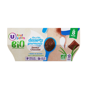 Bio U Tout Petits váng sữa hữu cơ (Air) – chocolat 8M+